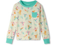 Пижамный комплект Hatley Kids Springtime Hummingbirds Bamboo с длинным рукавом