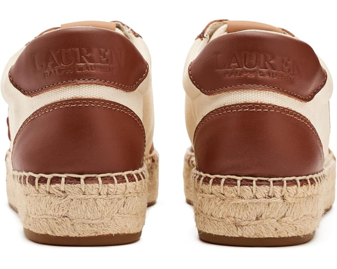 Эспадрильи-кроссовки Lauren Ralph Lauren Luize из холста и кожи наппа