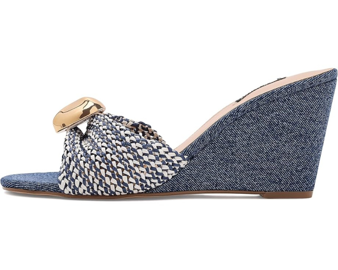 Босоножки Nine West Nessla с танкеткой и плетеным верхом