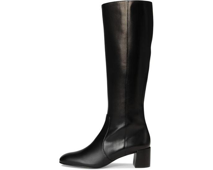 Ботильоны Stuart Weitzman Maeve Zip с квадратным носком на устойчивом каблуке