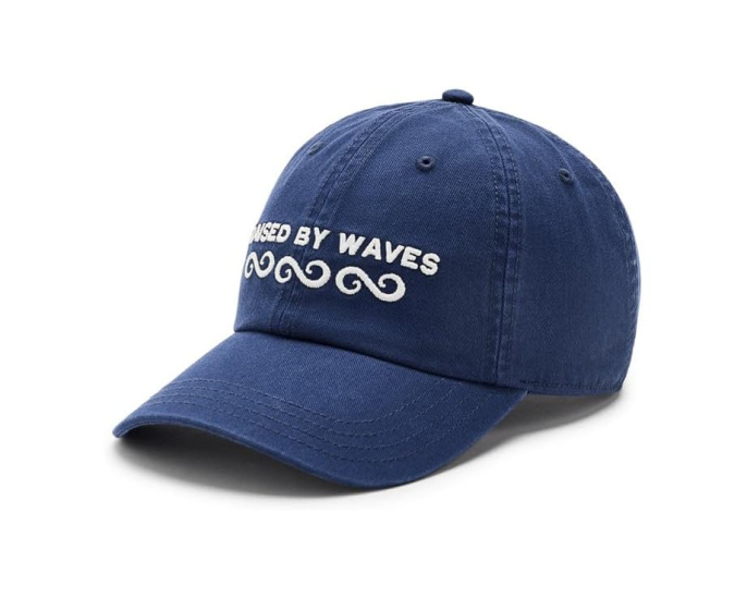 Бейсболка Raised By Waves Dad Cap от Spiritual Gangster индиго