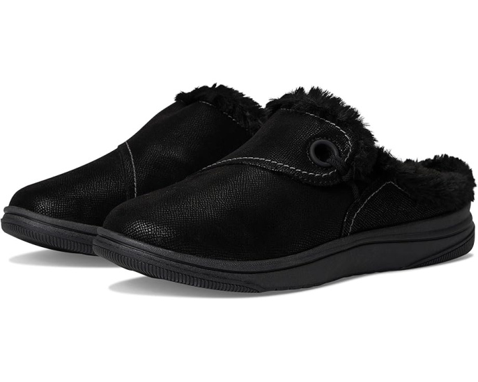 Клоги Clarks Breeze Myth с искусственным мехом и подошвой Cloudsteppers