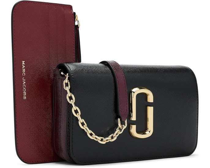 Кошелек на цепочке Marc Jacobs The Snapshot Wallet с клапаном