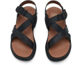 Сандалии Chaco Cushform на кожаной подошве с каблуком