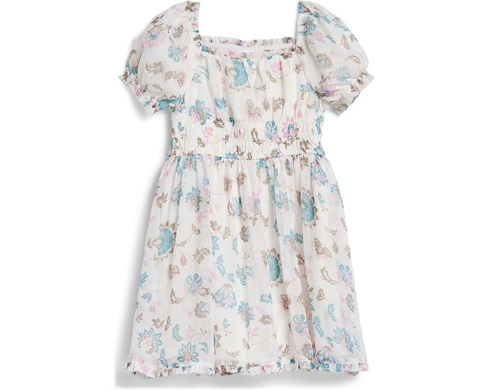 Платье мини Babydoll от abercrombie kids с цветочным принтом