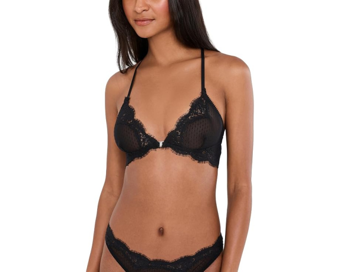 Fiona Mesh Front-close Bralette