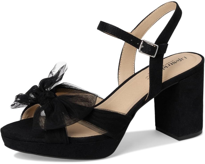 Босоножки LifeStride Last Dance Ankle Straps с ремешком на щиколотке и бантом