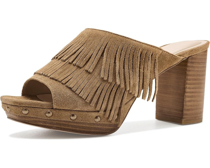 Pelle Moda босоножки Amani Slide с бахромой и декором
