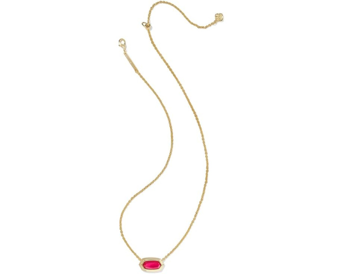 Kendra Scott короткое колье Elisa Bezel с подвеской