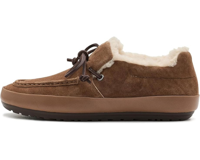 Мокасины UGG Quill Slip-On с мехом и декоративным шнурком