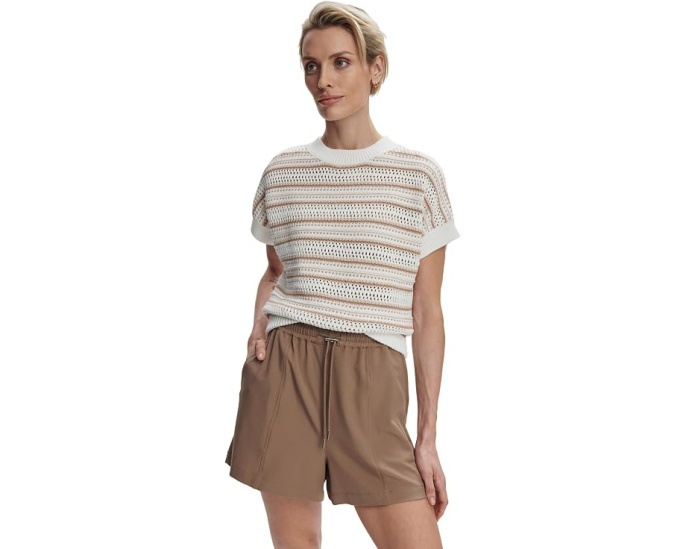 Varley Ciara Stripe Knit Top женский вязаный топ в полоску