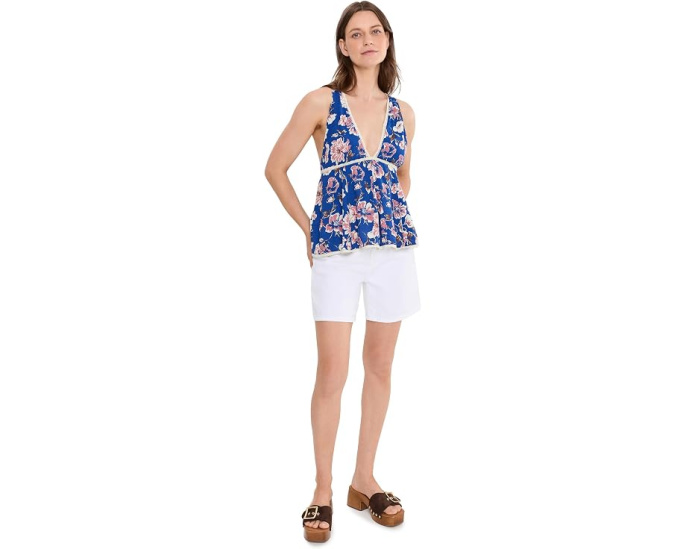 Free People топ Rome Printed Tank с цветочным принтом