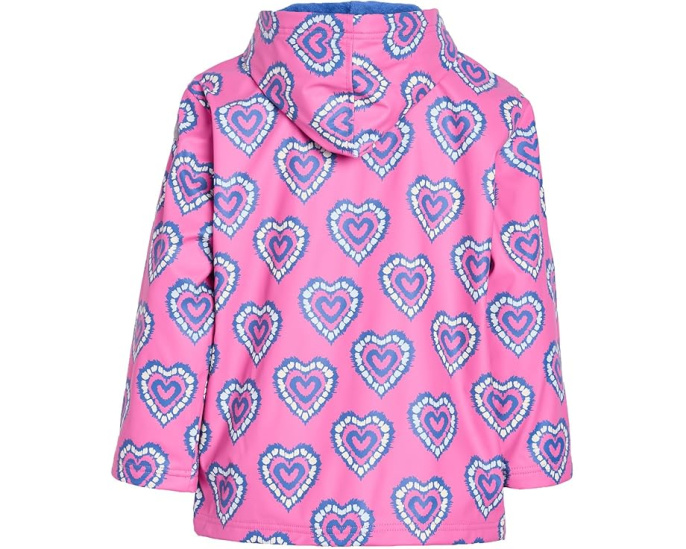 Дождевик Hatley Heart Burst с эффектом смены цвета на молнии