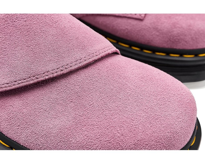 Мюли Dr. Martens Zebzag Anywair на платформе из замши Dusty Rose EH