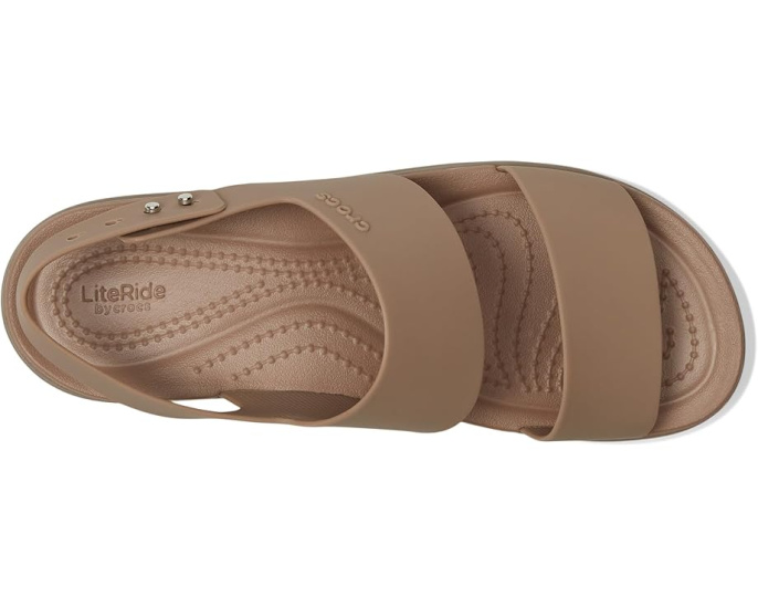 Сандалии Crocs Brooklyn Low Wedge на платформе с технологией LiteRide