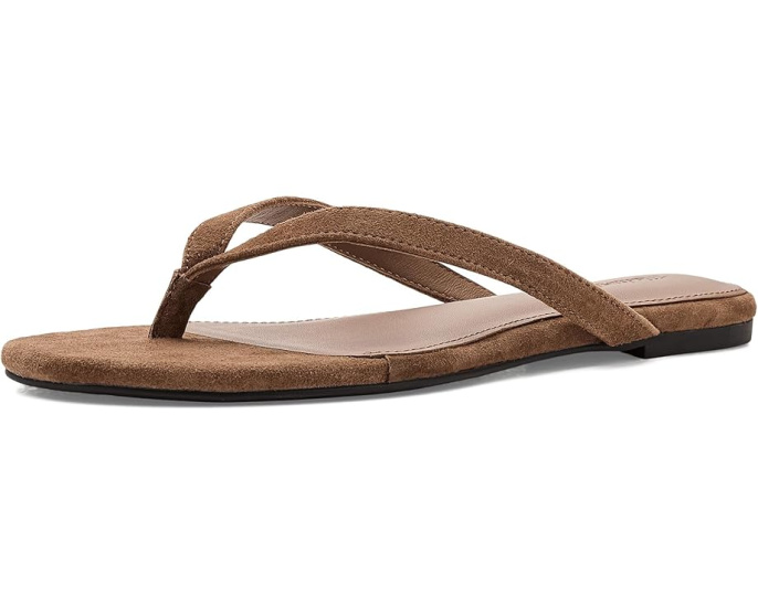 Вьетнамки Ivanna Thong из замши Madewell