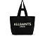 AllSaints Сумка Ali Canvas E/W Tote из переработанного хлопка с кожаными деталями