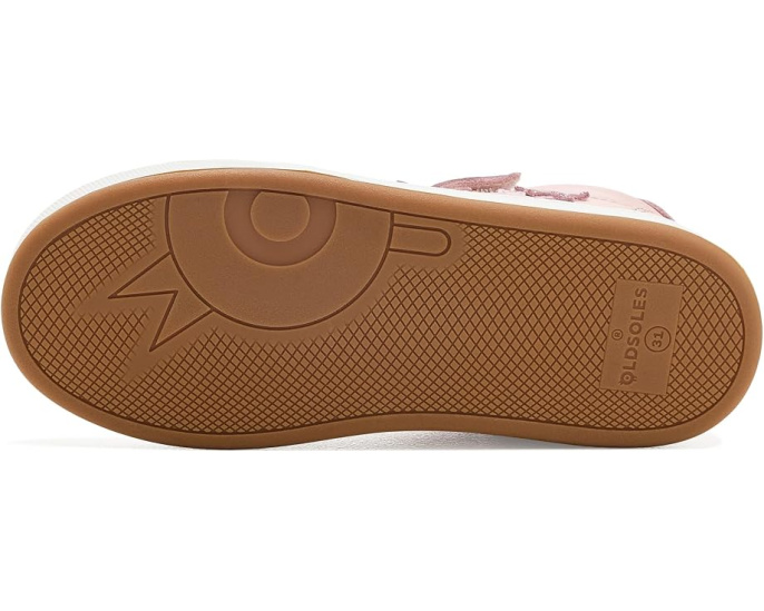 Кожаные кроссовки Old Soles Low Burst для детей с липучкой