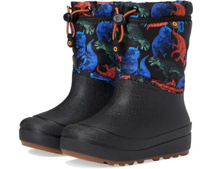 Детские зимние сапоги Bogs Snow Shell Boots Real Dino с утеплением до -30°C