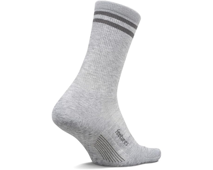 Носки Feetures Elite Max Cushion Grip Mini Crew с противоскользящими вставками и полоской