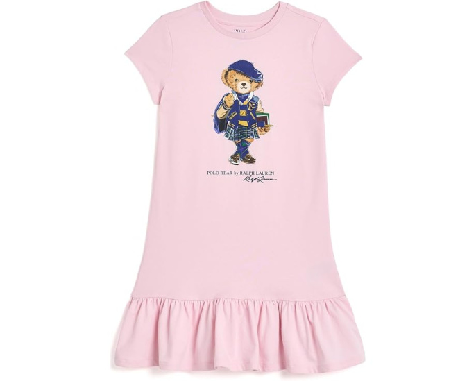 Платье Polo Bear из хлопкового джерси для детей