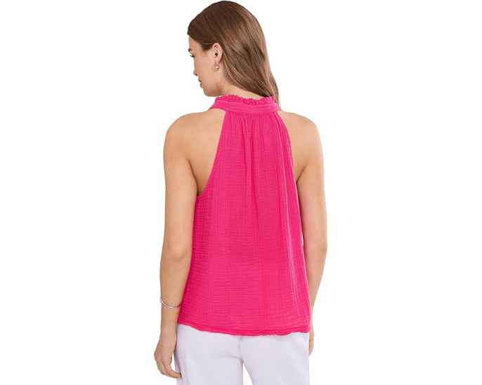 Топ Viola Split Neck Tank от Michael Stars с V-образным вырезом