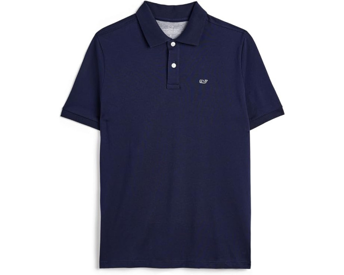 Детский поло Edgartown Pique Polo от vineyard vines с вышитым китом