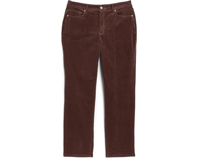 NYDJ Plus Size Marilyn Straight Corduroy Pants прямые брюки из рубчатого вельвета больших размеров