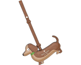 Подвеска для сумки в виде собаки от Kate Spade New York из кожи