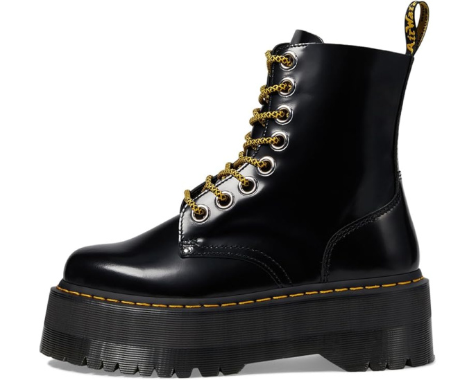 Ботинки Dr. Martens Jadon Max на высокой платформе с молнией