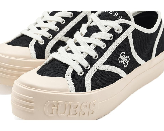 Кроссовки GUESS Issah с текстильным верхом и резиновой подошвой