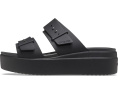 Сандалии Crocs Brooklyn Buckle Low Wedge с платформой и пеной LiteRide