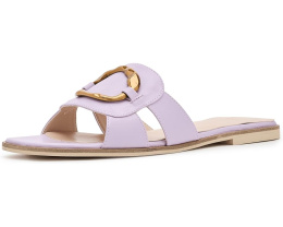 Босоножки French Sole Radiant с цветочным орнаментом сиреневые