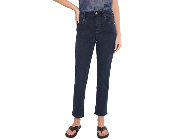 Джинсы Gia Glider Mid-Rise Pull-On Slim с завышенной талией Liverpool Los Angeles