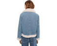 Джинсовая косуха Levi's с подкладкой Sherpa в стиле мотокуртки