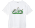 Футболка Burberry Kids Cedar Daisy с принтом ромашки