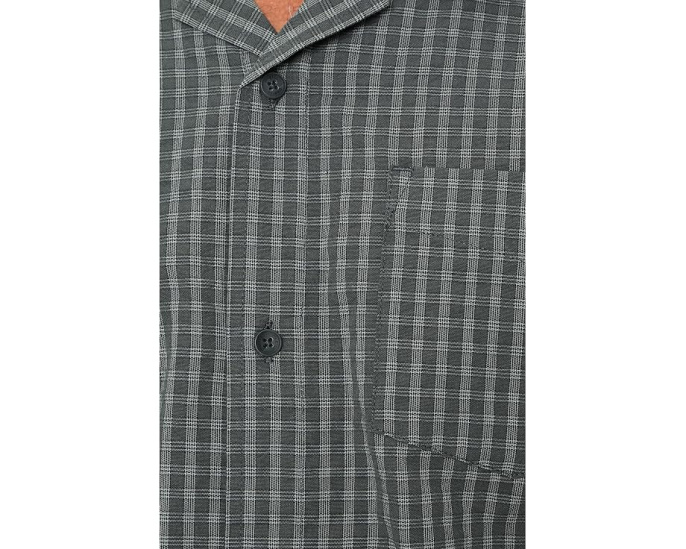 O'Neill рубашка Og Seersucker Plaid с коротким рукавом из хлопка
