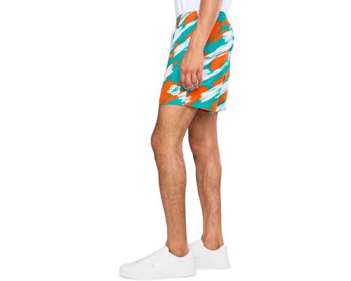 The Color Blitz Dolphins 5.5" (Classic Lined Swim Trunks)