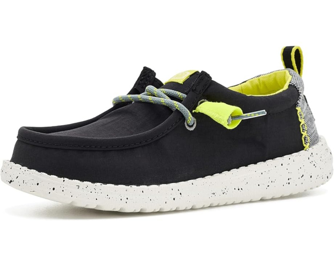 Hey Dude Kids Wally Mini Ripstop с верхом из рипстопа и технологией Flex & Fold