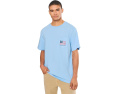 Футболка Vineyard Vines с принтом флагов для гольфа