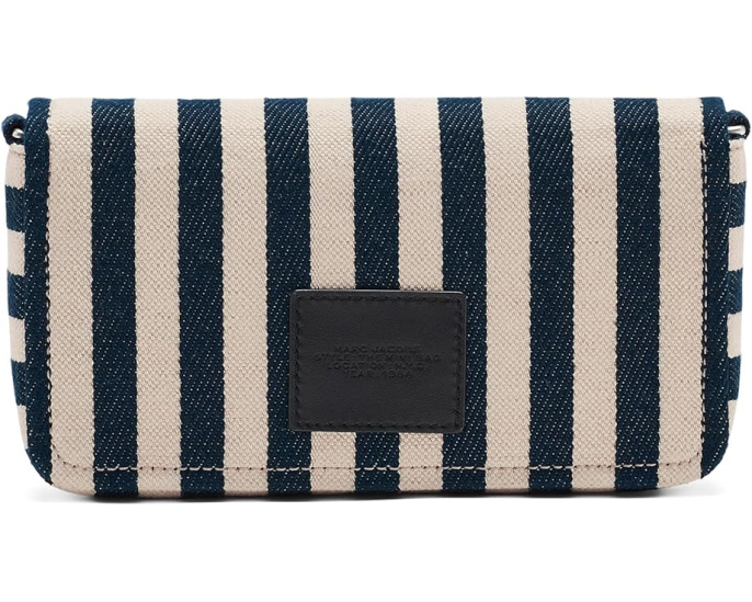 Мини-сумка Marc Jacobs из полосатого холста