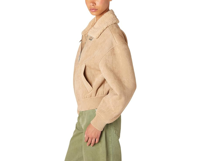 Куртка-бомбер Blank NYC из искусственной замши
