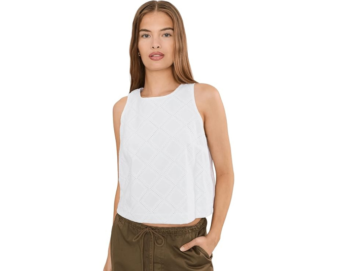 Топ Diamond Eyelet от NIC+ZOE с вышивкой глазки