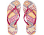 Шлепанцы Roxy Bermuda Print с текстурированной резиновой стелькой