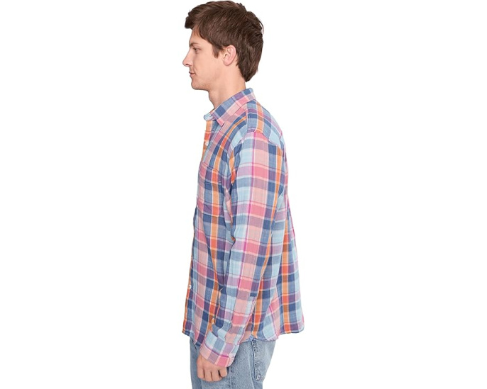 Длинная рубашка Tommy Bahama Palma Roja Plaid из хлопка с клетчатым принтом