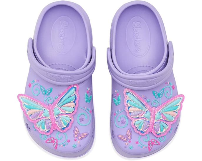 Детские сабо Skechers Sweetheart с бабочкой