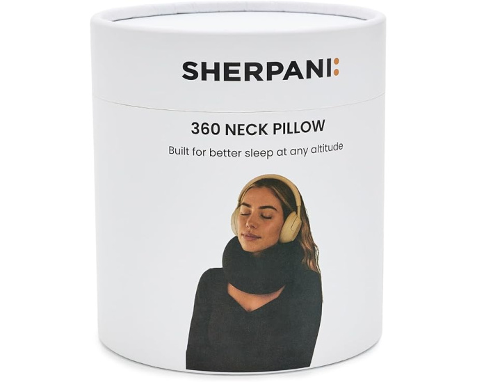 Дорожная подушка Sherpani Neck Pillow с эффектом памяти