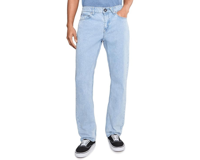 Джинсы Volcom Solver Denim с зауженным кроем и дополнительным внутренним карманом