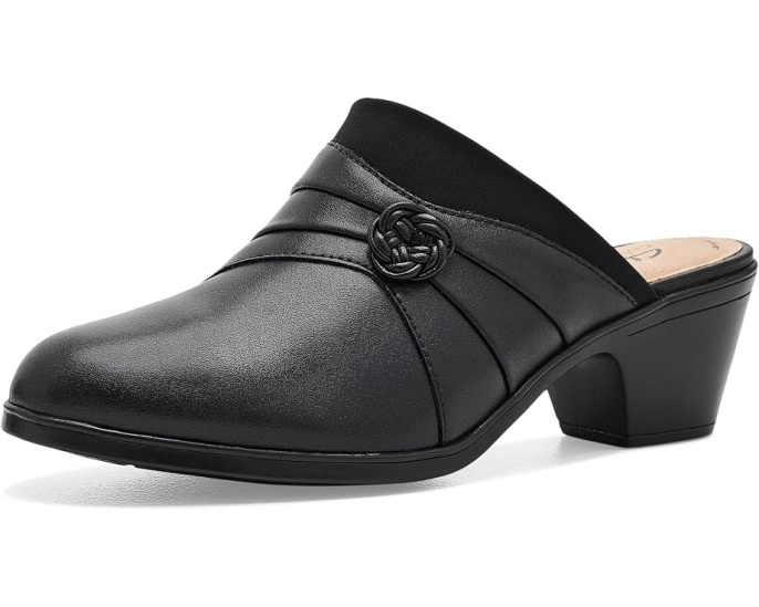 Clarks Emily 2 Eliza ботильоны без задника на устойчивом каблуке