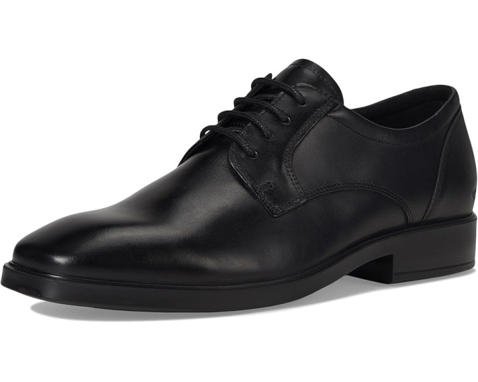 Оксфорды ECCO Milan Plain Toe с перфорацией и технологией ECFS